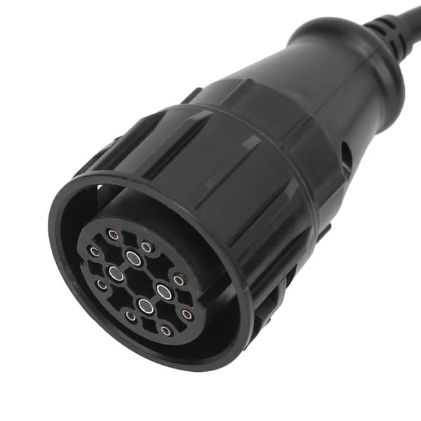 OBD2 12-pin MAN til 16-pin lastebiladapter diagnostisk forlengelseskabel erstatning for DELPHI