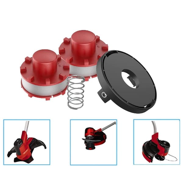 Til Einhell CE-CT 36 / 30 Li E-Solo / Agillo 36 / 255 BL / Agillo 18 / 200 Plæneklipper Spole Multicolor Style 1