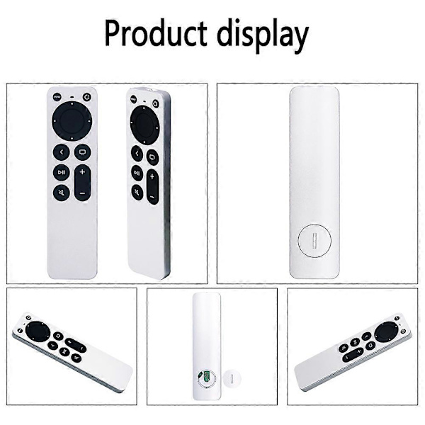 2 pcs for APPLE TV 4K Remote Universal Replacement Remote High Compatibility Long Range, Ergonomic Design