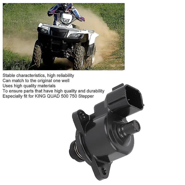 Tomgångsventil för luftflödeskontroll, kompatibel med King Quad 500 750 Stepper 13520-31g00