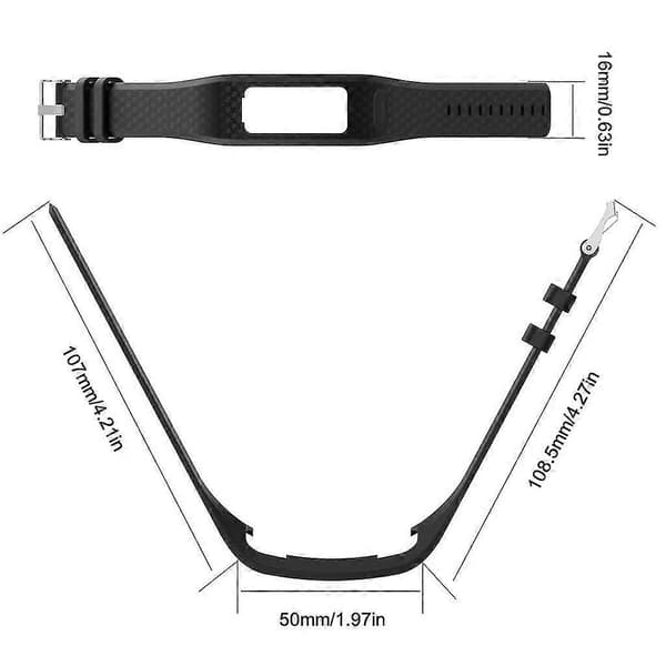 Silikone Urrem til Garmin Vivofit 1/2 - Holdbar Udskiftningsrem Purple