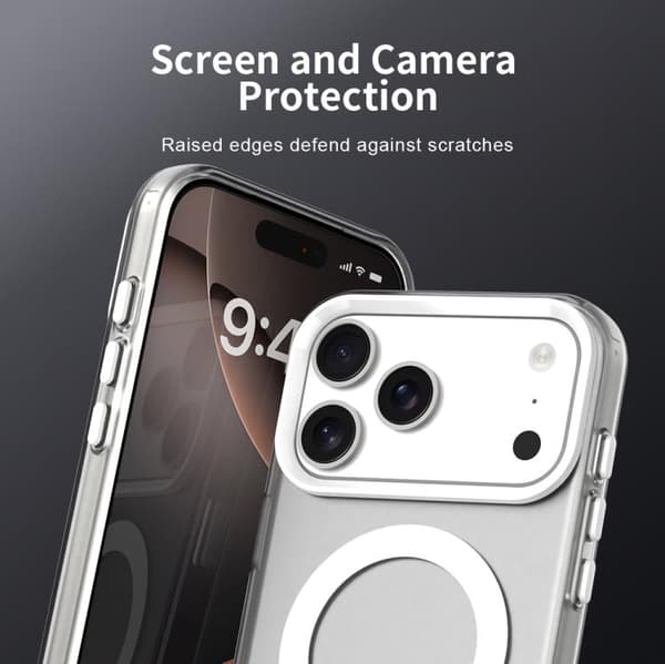 iPhone 17 Pro Max Cover - Candy Magsafe PC Hybrid TPU Vit