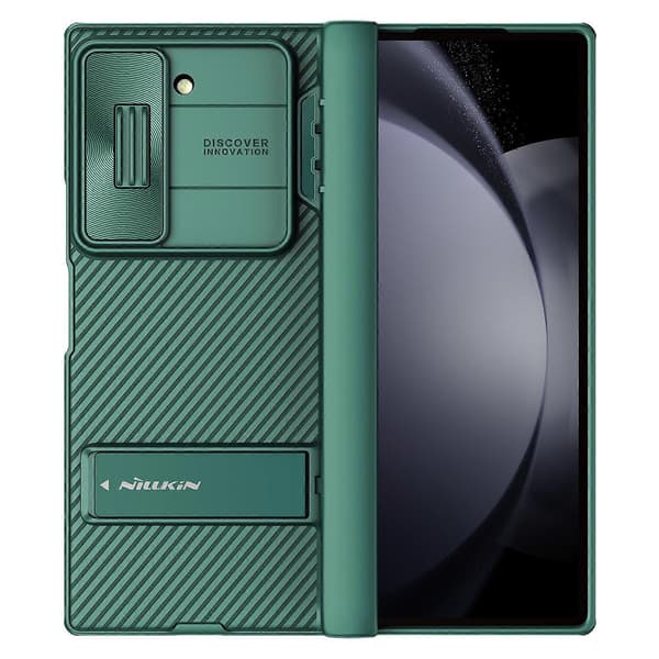 NILLKIN CamShield Fold Case for Samsung Galaxy Z Fold6 5G TPU+PC Kickstand Phone Cover Slide Camera