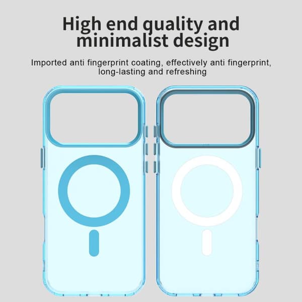 iPhone 17 Pro Max Cover - Candy Magsafe PC Hybrid TPU Blå
