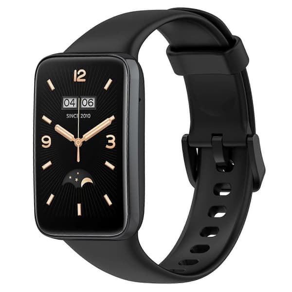 Ensfarvet silikone urrem til Xiaomi Mi Band 7 Pro Black