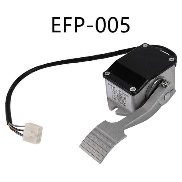 Gaffeltruck Gaspedal -005 0-5K Elektrisk Accelerator til Curtis Gaspedal black  silver