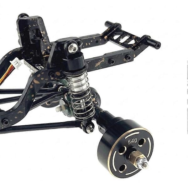 RC Bil Opgradering Justerbar Hydraulisk Støddæmper Kit til MJX 1/18 H18P RC Bil Tilbehør Sort Black