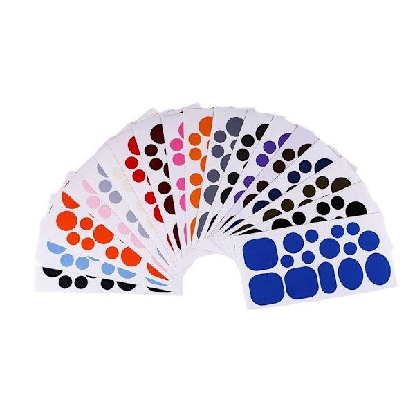 Repair Patches Compatible with Down Jackets, Multi-colored - 18-pack, Circular