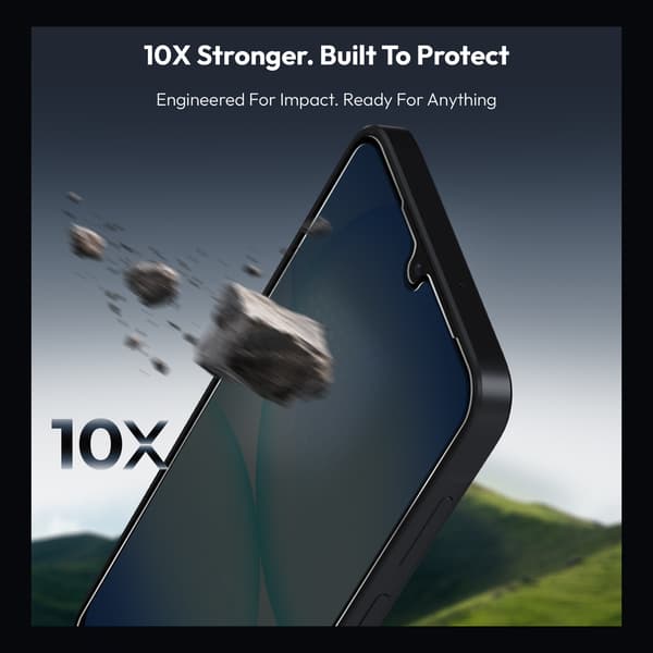 2-Pack Samsung A17 Privacy Screen Protector - Tempered Glass | [Automatic Installation] - Bubble-Free Samsung A17 Privacy