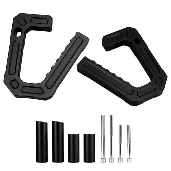 Front Grab Handle Aluminiumlegering Erstatning til Jeep Wrangler JK 2007-2018 Holdbart Biltilbehør Sort