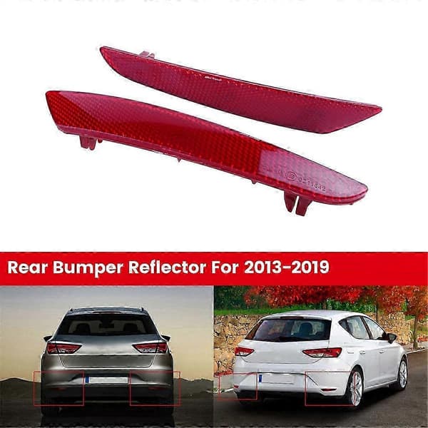 För Seat Leon Stylance 2013-2019 Bakre Stötfångarreflektor 2025