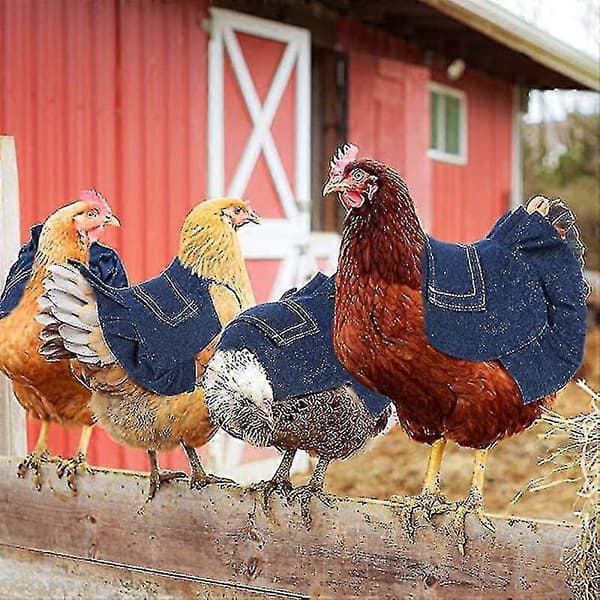 [13]3-pack Adjustable Chicken Saddle Chicken Jacket Hen Apron With Elastic Strap Poultry Protector For Small, Medium And Large Hens