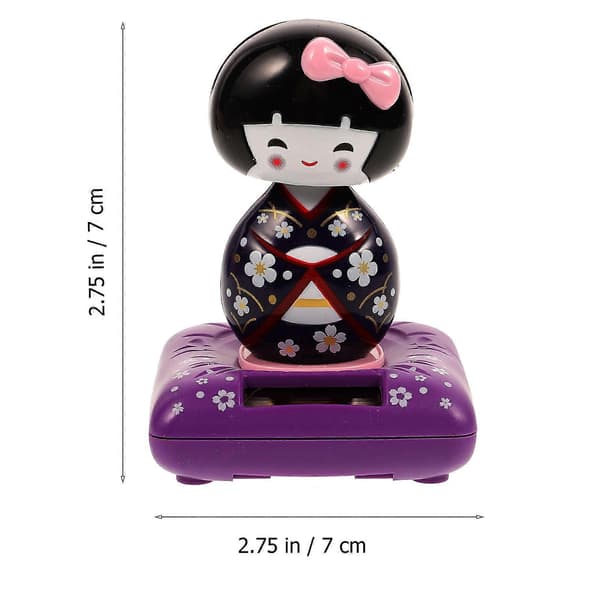 [13]Minifigur Solcellsdriven Bildekor Solcellsdriven Bobble Head Leksak Barn Tecknad Leksak Solcellsdrivna Bobble Leksaker