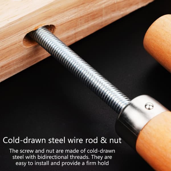 Adjustable Clamping Tool Screw Clamp with Three Handles Compatible with Reliable Performance 1.42 10inches