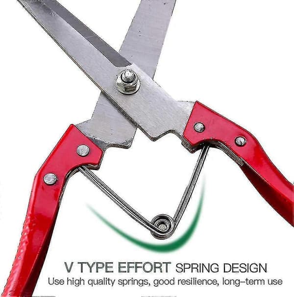 Sheep Shears for Wool Shearing and Pet Grooming, Spring-Loaded Scissor Tool