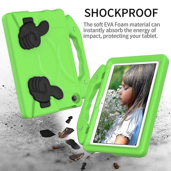 EVA surfplattefodral för Lenovo Tab M10 (3:e generationen) TB-328 Green