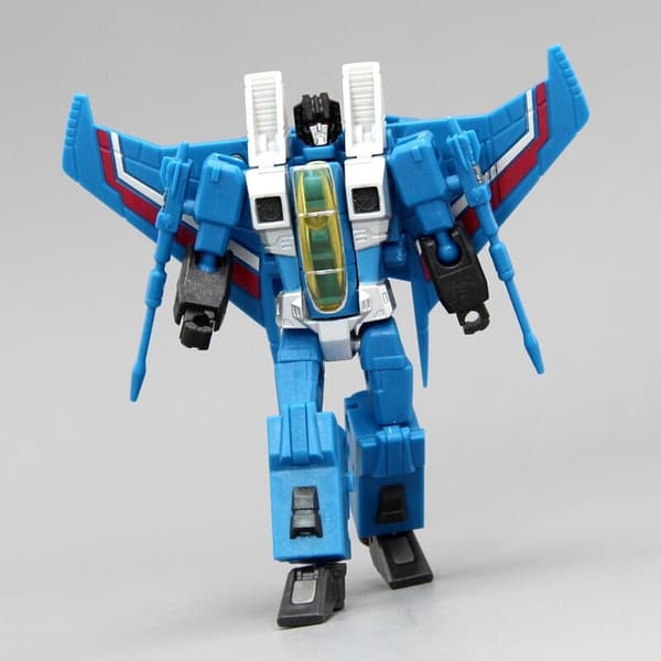 G1 Transformation Robot Toy Set: Starscream, Skywarp, Thundercracker - Small Scale Airplane Figures TS01