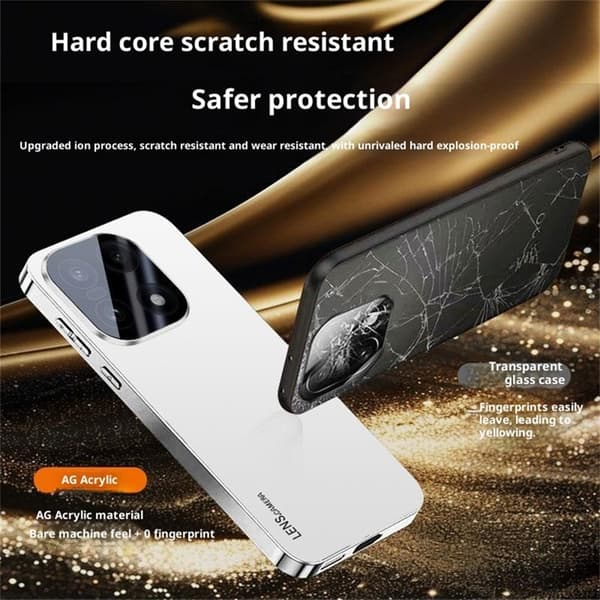 Mobile Case for OnePlus 15 Acrylic + TPU Metal Anti-Scratch - Blue Blå 95