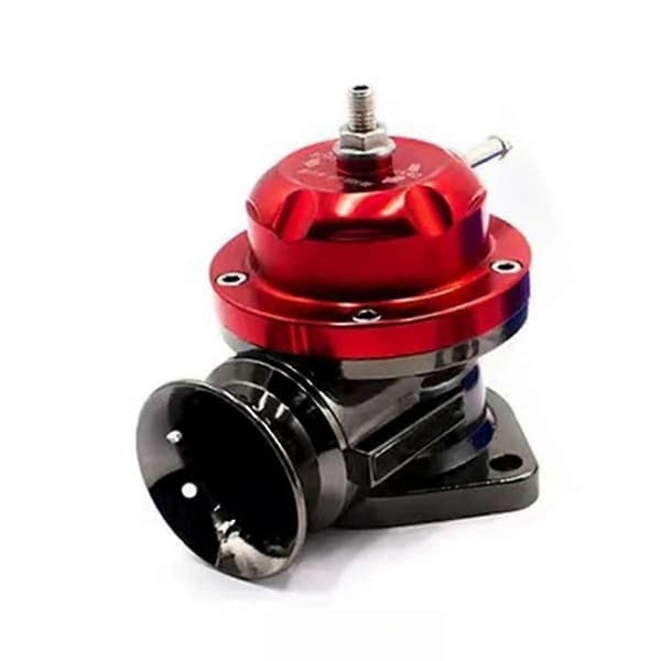 För - Typ Turbin Avblåsningsventil Justerbar 25Psi BOV med 63mm Flänsrör, Avblåsningsventiladapter As Shown