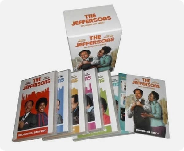 The Jeffersons: The Complete Series sesong 1 - 11 (DVD, 33-disc boks) engelsk versjon