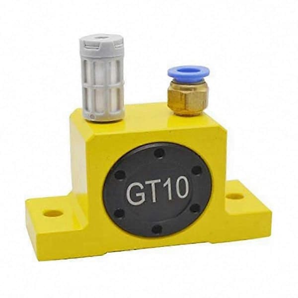 GT10 Pneumatisk luftturbinevibrator til lille rørledning Silo Vibration Knocker Yellow