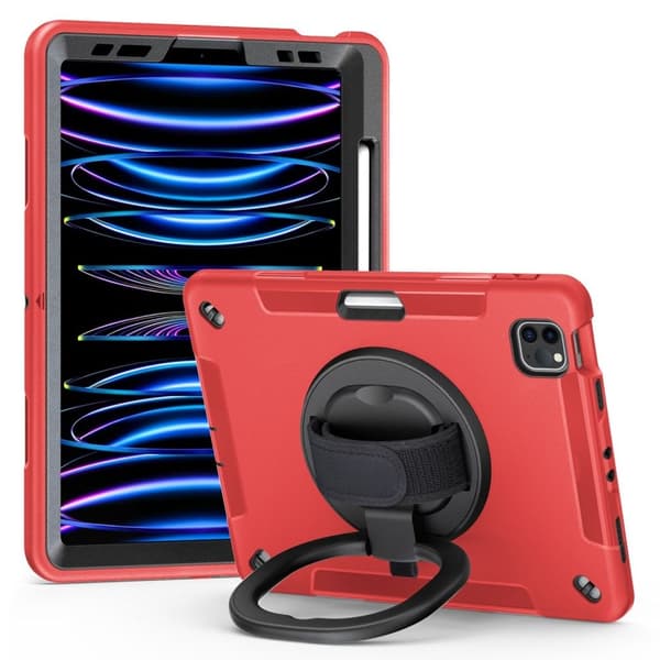 iPad Pro 11\" & Air 11\"/10.9\" Case with Stand and Screen Protector - Red Röd red