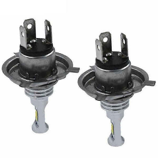 H4 9003 HB2 LED Strålkastarlampor Kit Helljus Halvljus Stark 35W 4000LM 6000K Vit Silver