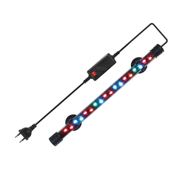 LED-akvariebelysning, dränkbar akvarielampa för undervattensbruk multicolor 28cm EU