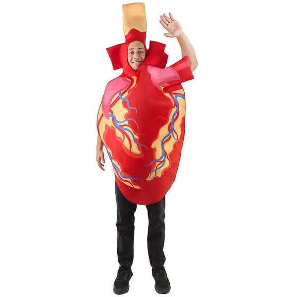 Människans organkostym för cosplay Adult One Size