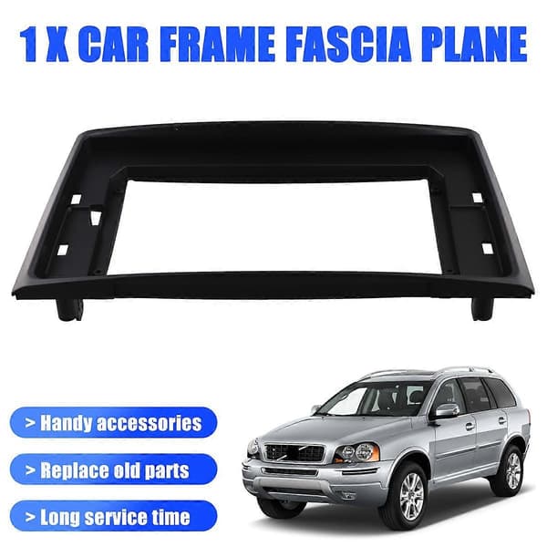 10-tums 2DIN bilram Fascia-adapter Canbus Box Decoder Android Radio Dash Monteringspanel DVD Fascia-plan för XC90