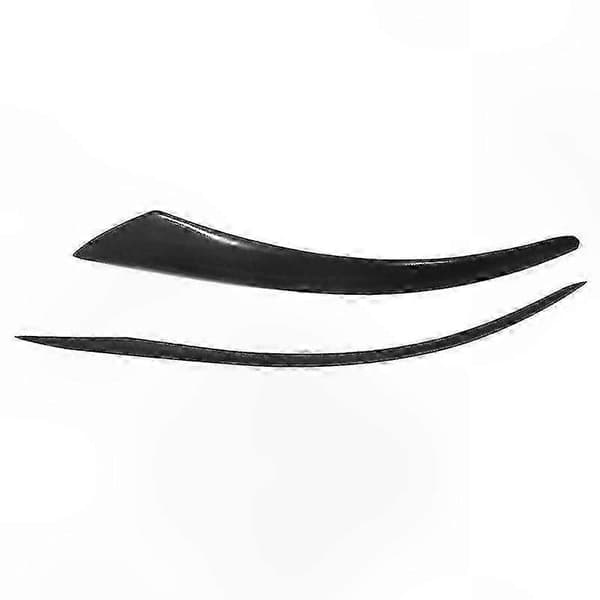 Svart frontlys øyenbryn trim for S40 V50 2004-2012 Bil Lampe Dekorasjon Stilig Design Frontlys Tilbehør