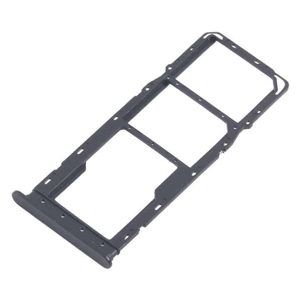 For ZTE Blade A76 4G Z2474 SIM + Micro SD-kortskuff Black