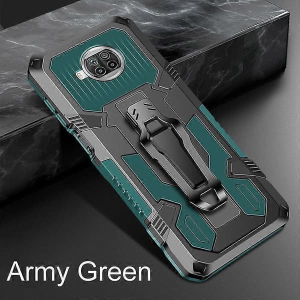 Til Xiaomi Mi 10T Lite 5G PC + TPU etui Army Green