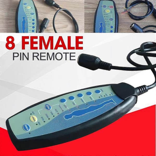 Håndkontrol til massagestol 12VD75 8-benet with heating function