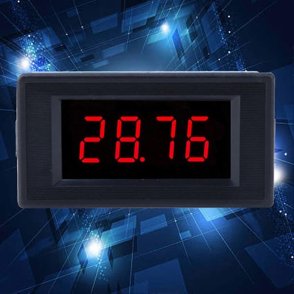 5135A DC5V Højpræcisions DC Voltmeter Digital Panelmeter med Rød LED (DC50mV/DC100mV/DC200mV)