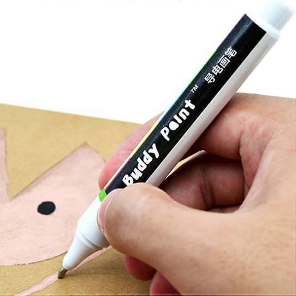 Conductive Electronic DIY Circuit Repair Draw Instantly Magic Ink Pen Tool (Black Ink)