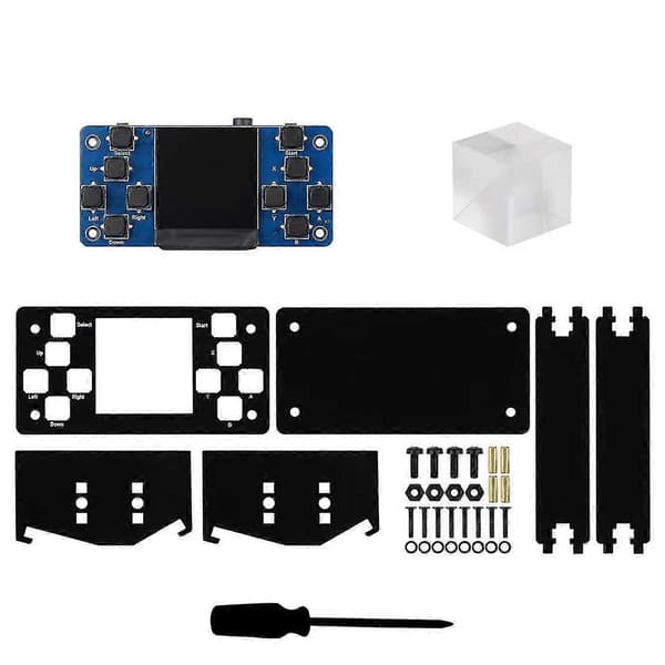 GamePi13 3D Acce 1.3 tommer LCD-spillekonsol til Raspberry Pi, 240x240 opløsning, integreret ST7789 driverchip, SPI