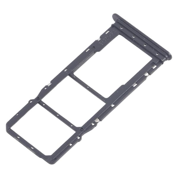 Til ZTE Blade A76 4G Z2474 SIM + Micro SD-kortbakke Black