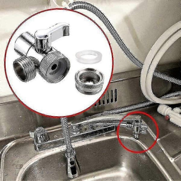 Kranadapter Vask Splitter Avlederventil Vannkran Kobling G