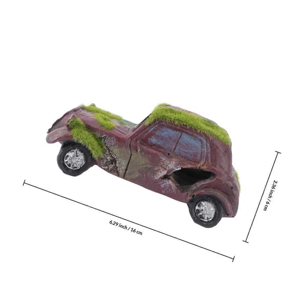 Akvariedekor Akvariepynt Dekorasjon Imitasjon Gammel Bil til Akvarium