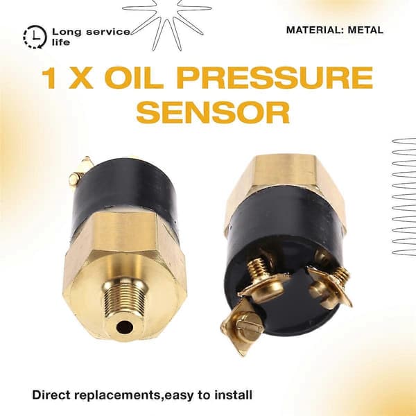 23520023 Oljetrykksensor passer til motor Gold  Black