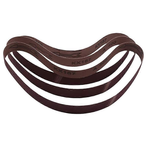 15 pcs 1x30 inch Aluminum Oxide Sanding Belts, Heavy Duty Sanding Belts, Multi-functional Sanding Belts for