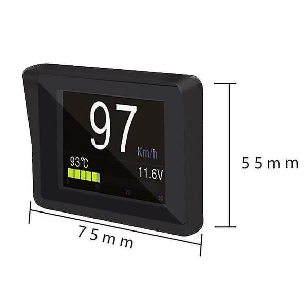 For bil A203 Obd2 ombord datamaskin bil digital datamaskin turvisning hastighet drivstofforbruk måler
