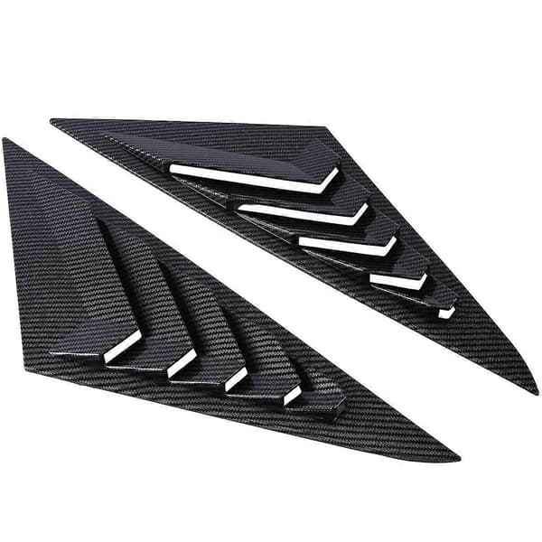 1 par Bil Bagrude Lamel Trim Cover Til 8. 9. 2011-2019 Side Shutter Shade Scoop, a