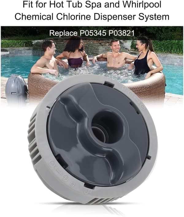 [13] Kjemikaliedispenser System P05345 P03821 Erstatningsklorinator for Lay Z Spa Boblebad Spa Klordispenser