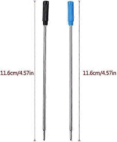 10 stk 11,6 cm Blå Kulepenn Refiller, Passer til Cross 8513 Kulepenner, Medium Spiss
