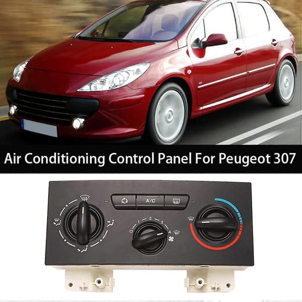 Heating Control Panel for Peugeot 307 2004-2010 6451JS 6451JR 6451LF Black
