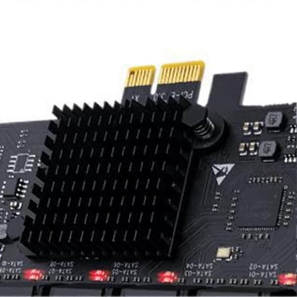 PCIE Adapter Mining 16 porte 6Gb til PCI Express Controller Udvidelseskort PCIe til III Konverter til