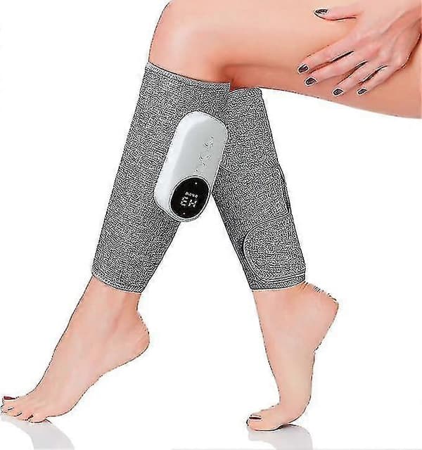 Benmassager (1-pak-hy) - Lægmassager til cirkulation og smertelindring, 3 intensitetsniveauer, 3 tilstande, varmefunktion, Type-C genopladelig pink