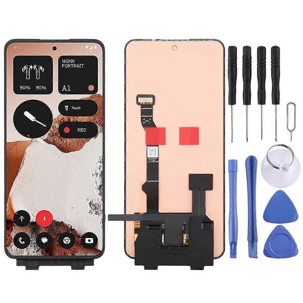 Til Nothing CMF Phone 2 Pro LCD-skærm + touchskærm Black